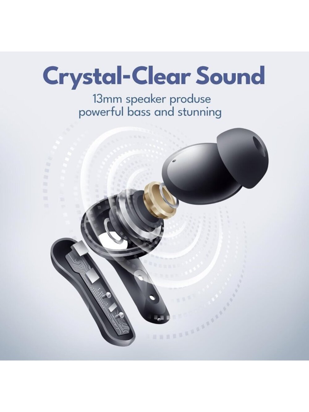 Wireless Teal Engineered IPx4 Water Resistant 27Hr Battery Bluetooth Earbud - Picture 4 of 6